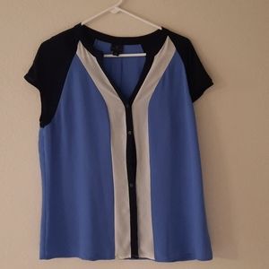 Worthington Colorblock Blouse  *BOGO*